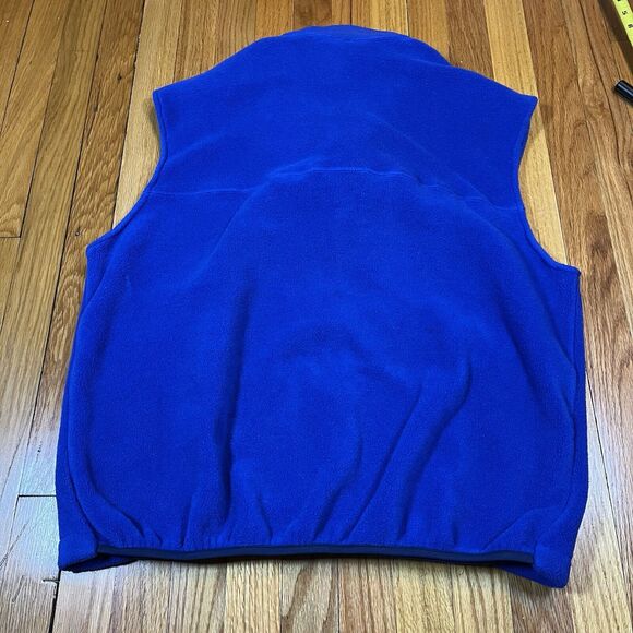 Vintage G.H. Bass Full Zip Fleece Vest Mens Size XL Blue Pockets Made In USA EUC - Picture 6 of 6